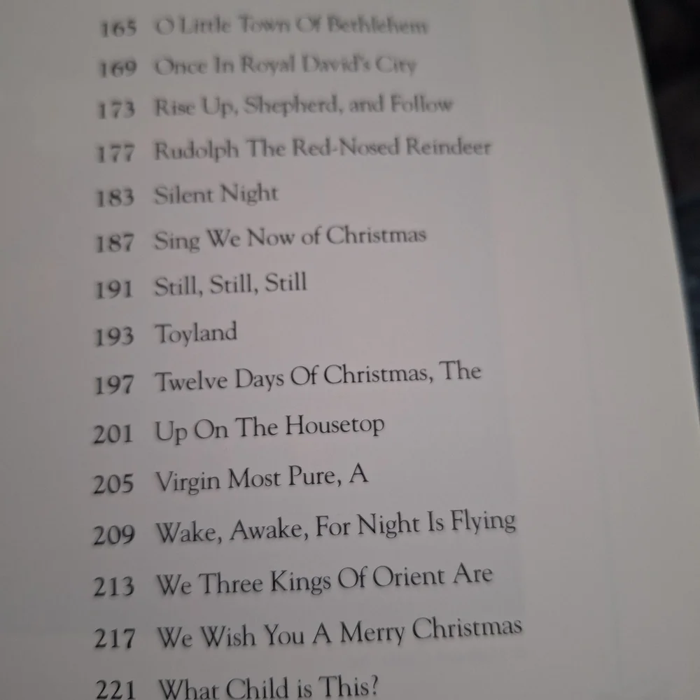 Hallmark Christmas Card Songbook - Multicolor